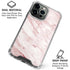 Pink Marble iPhone 16 Pro Clear Case